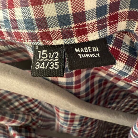 Hugo Boss Men's 100%Cotton Sharp Fir Long Sleeve Shirt Size 15.5-34/35 - Picture 7 of 14